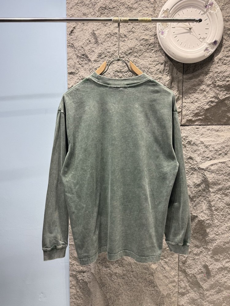 Acne Studios 멀티컬러 남녀공용 긴팔 티셔츠 001-283015