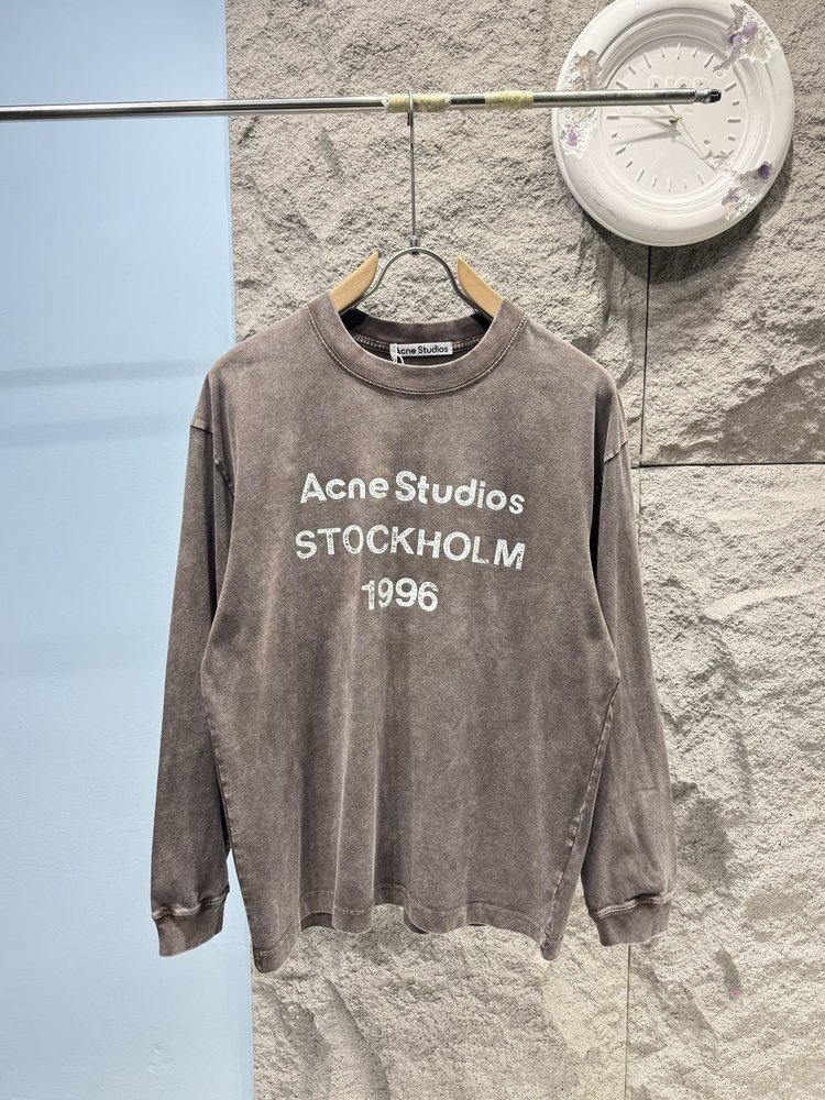 Acne Studios 헤비워시 롱슬리브 티셔츠 001-283017