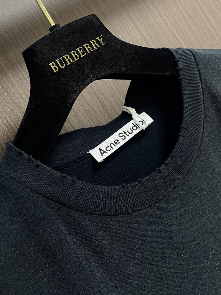Acne Studios 레터 프린트 빈티지 롱슬리브 티 001-283042