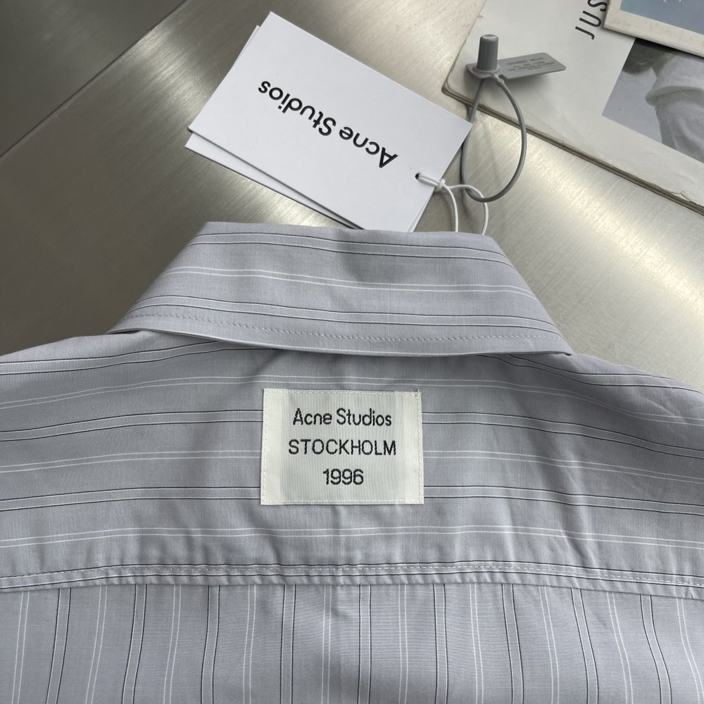 Acne Studios 스트라이프 카라 셔츠 001-283045