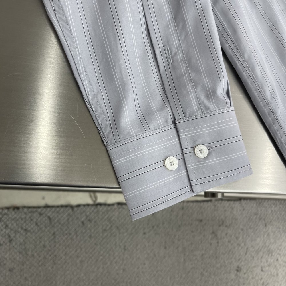 Acne Studios 스트라이프 카라 셔츠 001-283045