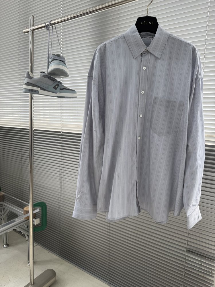 Acne Studios 스트라이프 카라 셔츠 001-283045