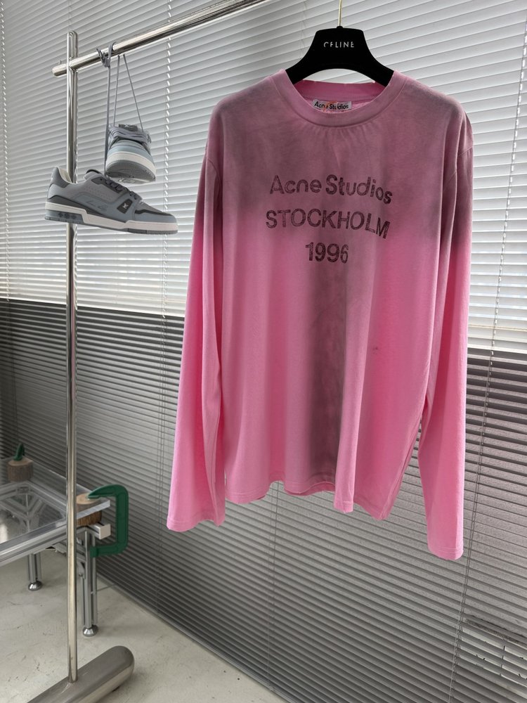 Acne Studios 스프레이 페인팅 빈티지 로고 롱 001-283048