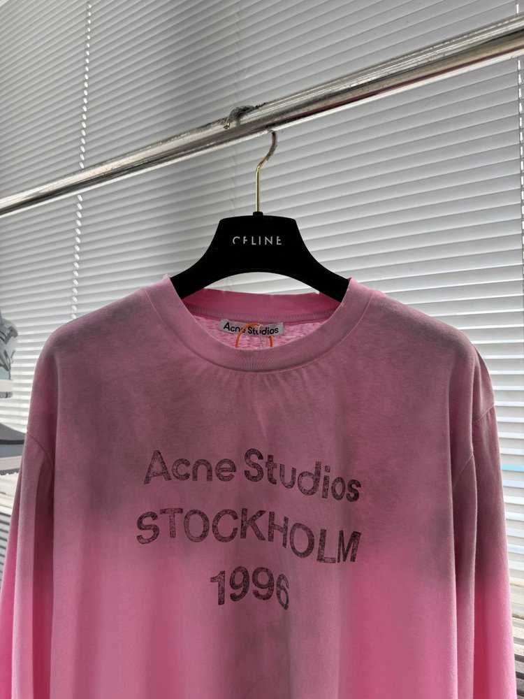 Acne Studios 스프레이 페인팅 빈티지 로고 롱 001-283048