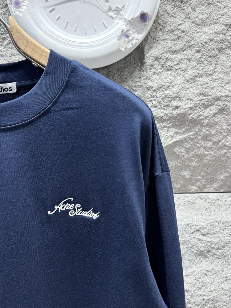 Acne Studios 자수 로고 긴팔 티셔츠 001-283051