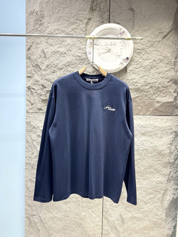 Acne Studios 자수 로고 긴팔 티셔츠 001-283051