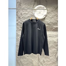 Acne Studios 시그니처 자수 긴팔 티셔츠 001-283052