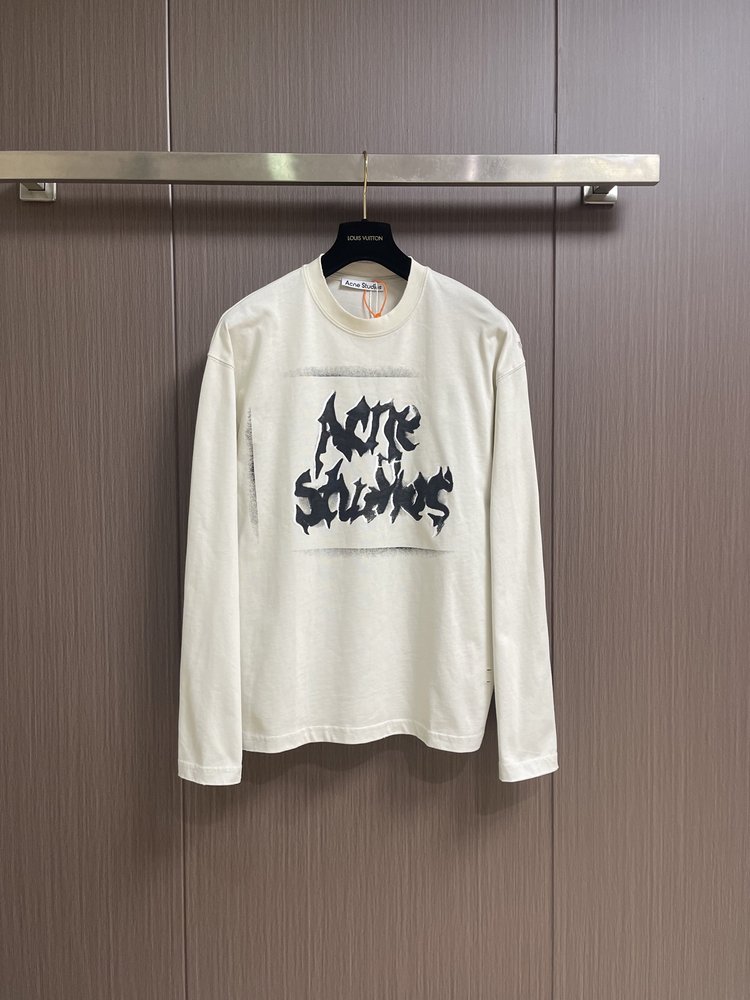 Acne Studios 고딕 스프레이 페인트 레터링 긴 001-283057