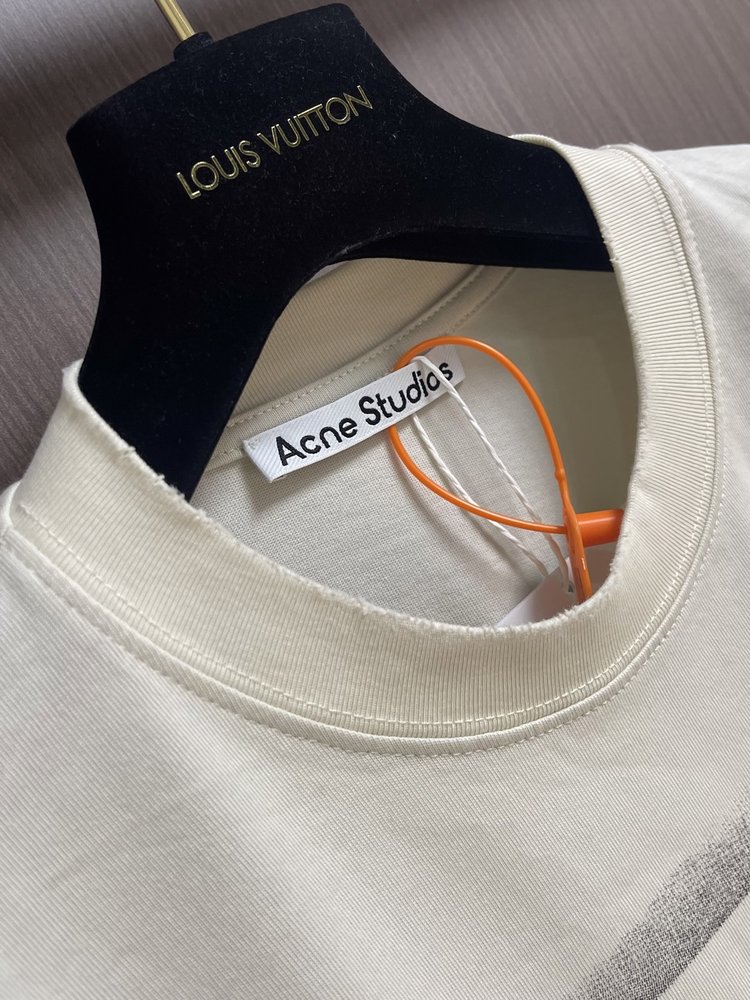 Acne Studios 고딕 스프레이 페인트 레터링 긴 001-283057