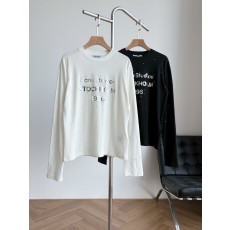 2026 봄 신상 레터링 스팽글 코튼 린넨 혼방 긴팔 001-283058