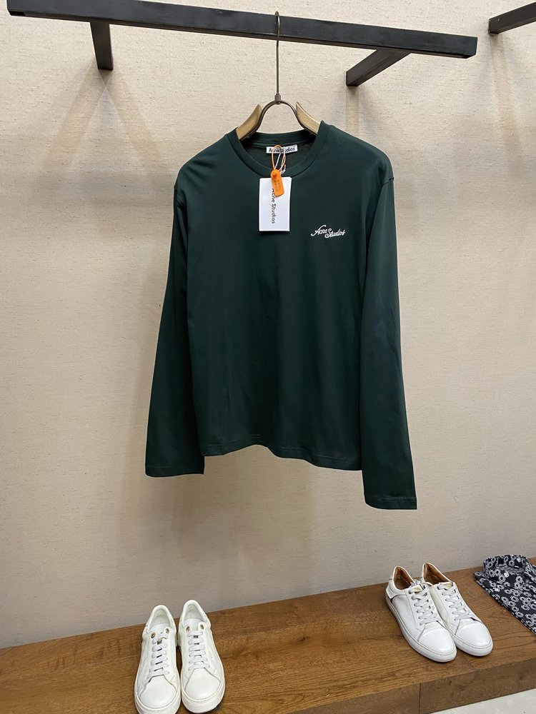 Acne Studios 검정색 자수 긴팔 001-283060