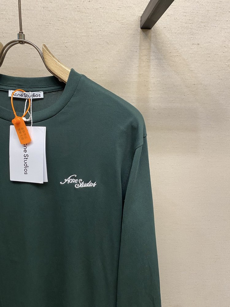 Acne Studios 검정색 자수 긴팔 001-283060