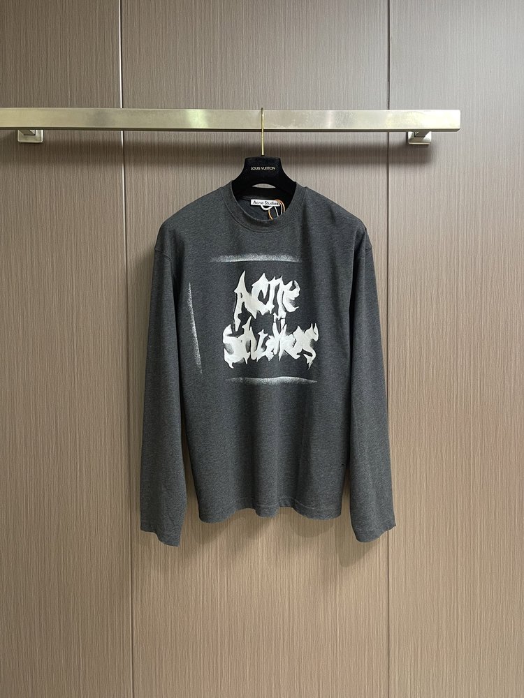 Acne Studios 고딕 스프레이 레터링 롱슬리브 001-283061