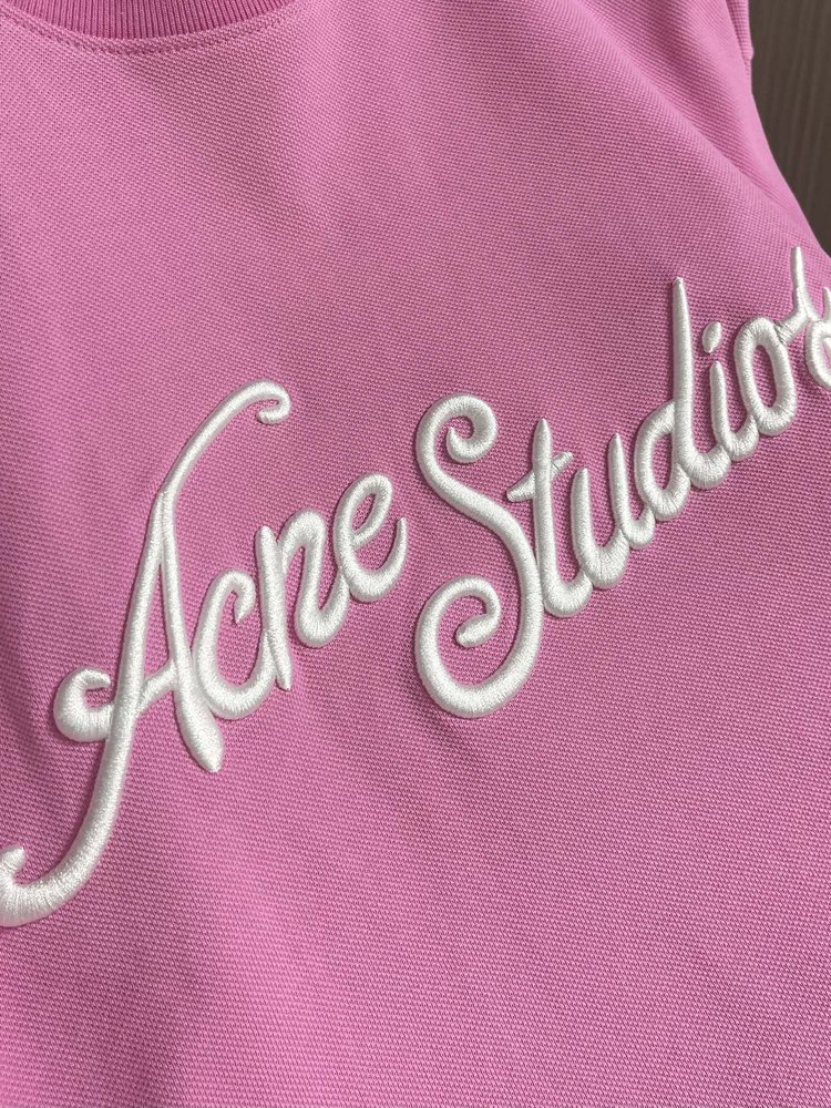Acne Studios 자수 로고 긴팔 티셔츠 001-283062