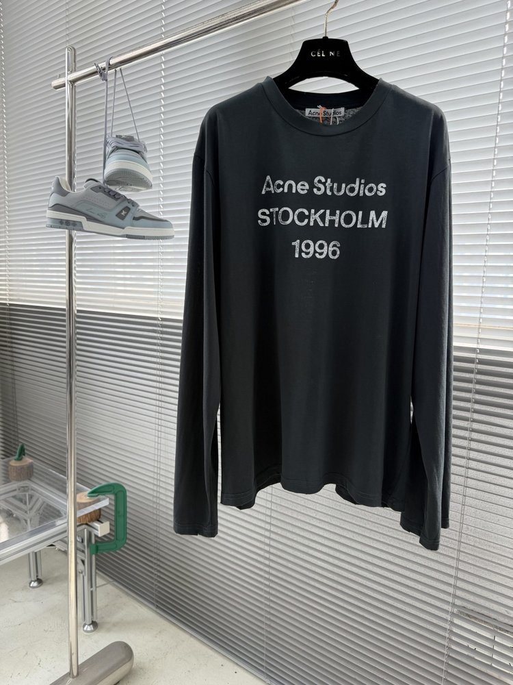 Acne Studios 스프레이 페인팅 빈티지 로고 긴 001-283064