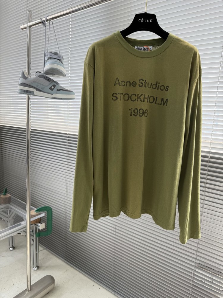 Acne Studios 스프레이 페인팅 빈티지 로고 롱 001-283066