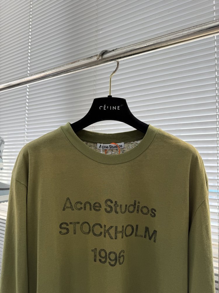 Acne Studios 스프레이 페인팅 빈티지 로고 롱 001-283066