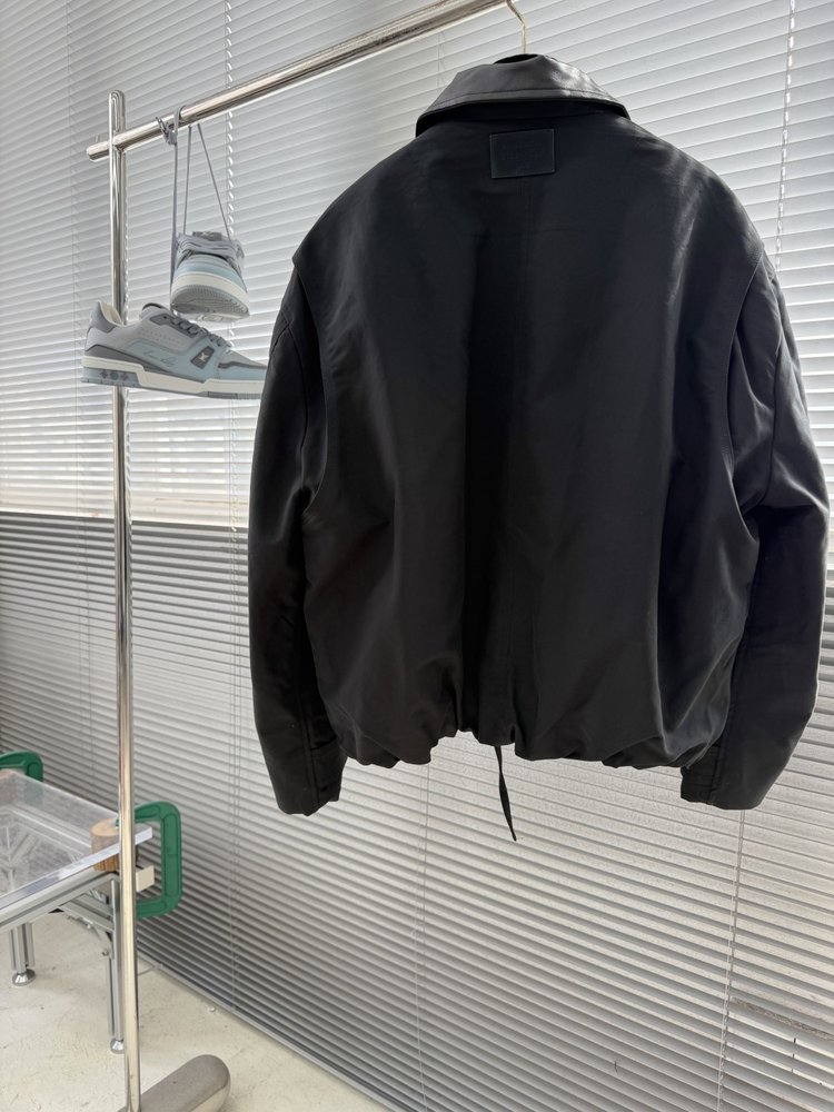 Acne Studios 가죽 능직 재킷 001-283070