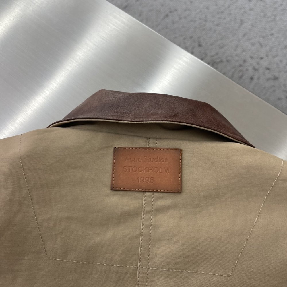 Acne Studios 가죽 로고 자켓 아우터 001-283071