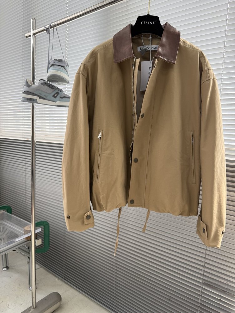 Acne Studios 가죽 로고 자켓 아우터 001-283071