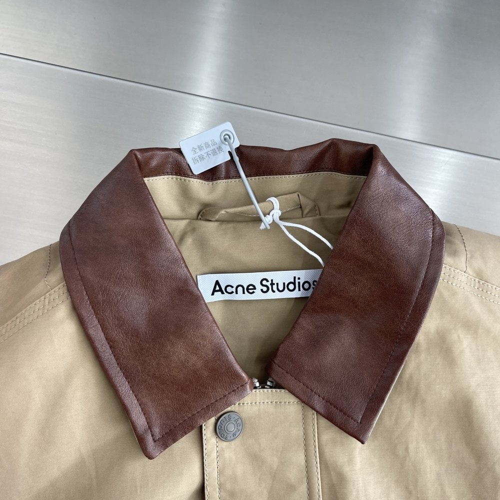 Acne Studios 가죽 로고 자켓 아우터 001-283071
