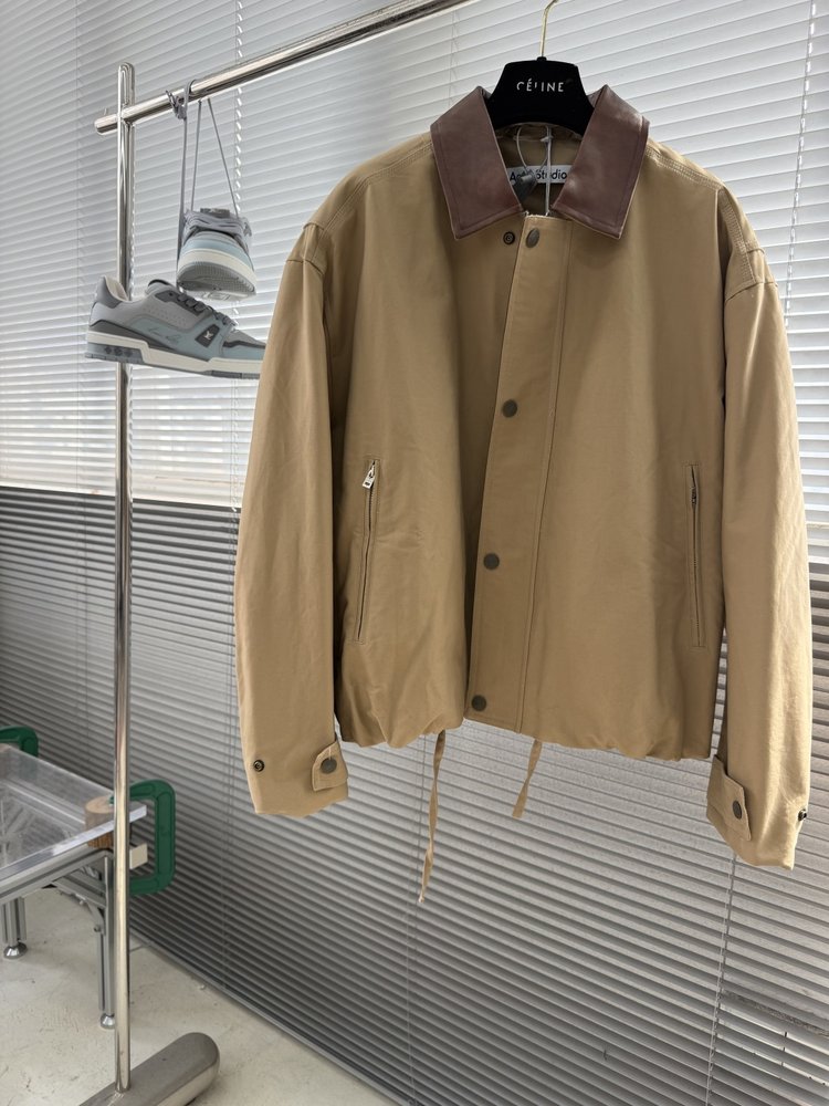 Acne Studios 가죽 로고 자켓 아우터 001-283071