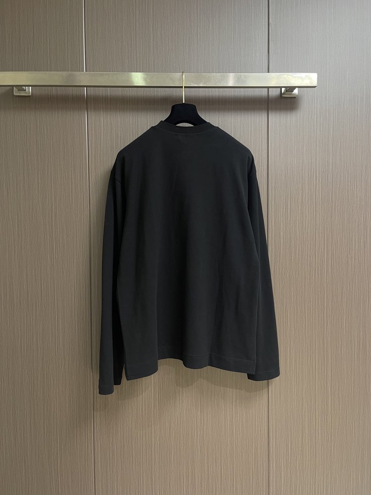 Acne Studios 로고 자수 긴팔 티셔츠 001-283074