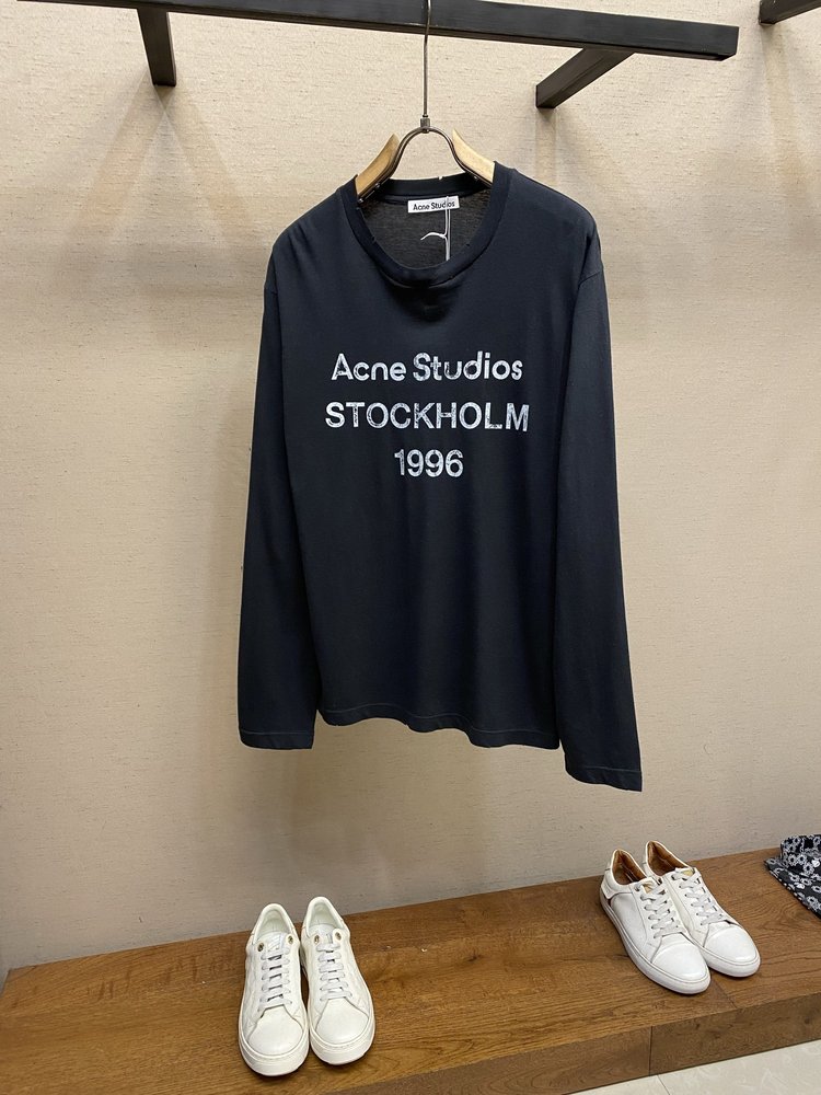 Acne Studios 빈티지 워싱 프린트 티셔츠 001-283076