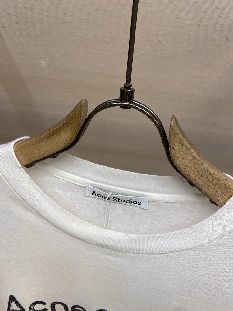 Acne Studios 레트로 워싱 프린트 티셔츠 001-283077