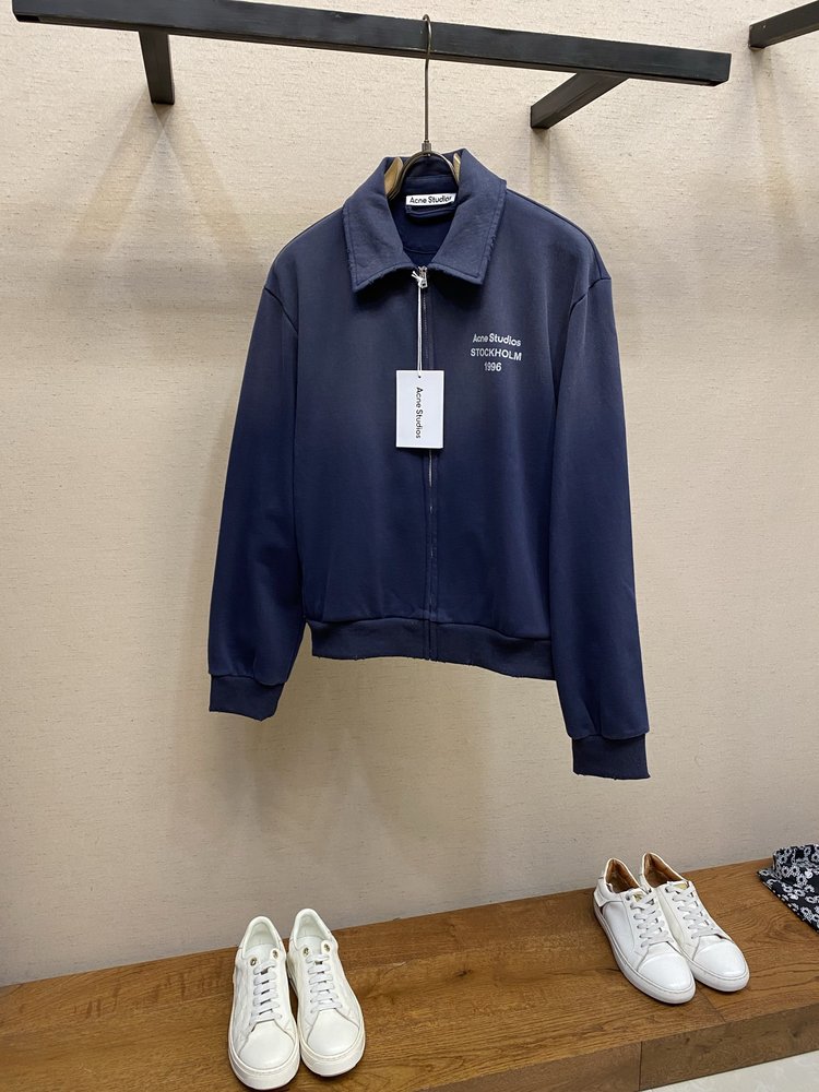 Acne Studios 26FW 턴다운 칼라 지퍼 레터 001-283082