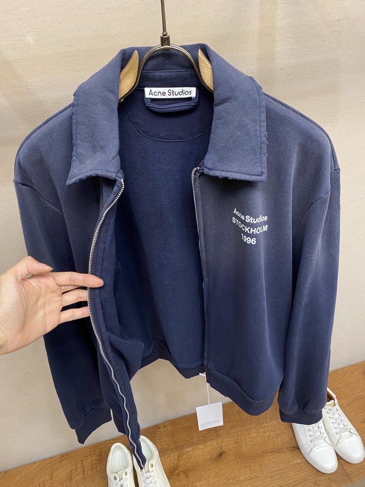 Acne Studios 26FW 턴다운 칼라 지퍼 레터 001-283082