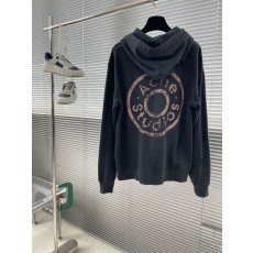 Acne Studios 구멍 뚫린 빈티지 로고 지퍼 자 001-283083
