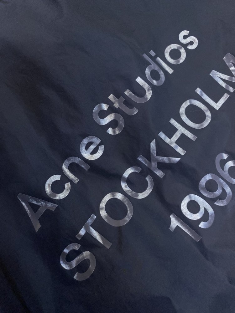 Acne Studios 로고 지퍼 나일론 자켓 001-283085