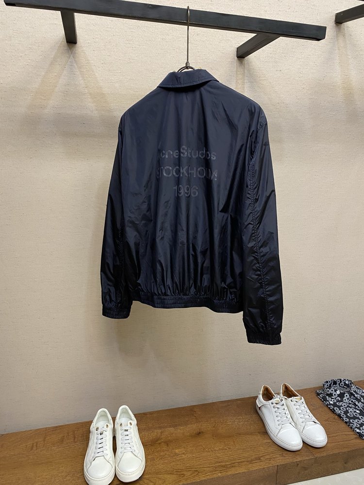 Acne Studios 로고 지퍼 나일론 자켓 001-283085
