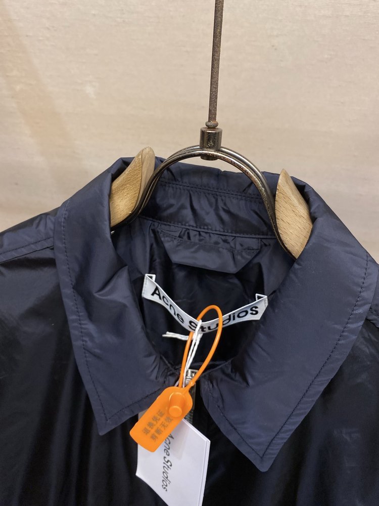 Acne Studios 로고 지퍼 나일론 자켓 001-283085