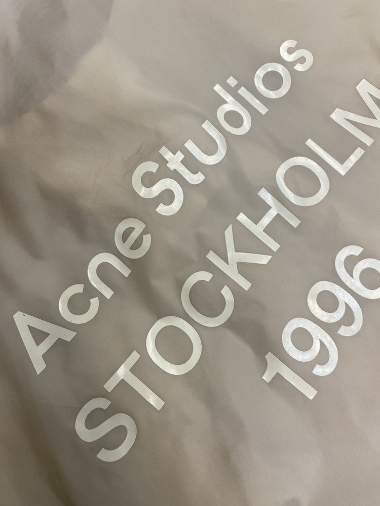 Acne Studios 로고 지퍼 나일론 자켓 001-283086