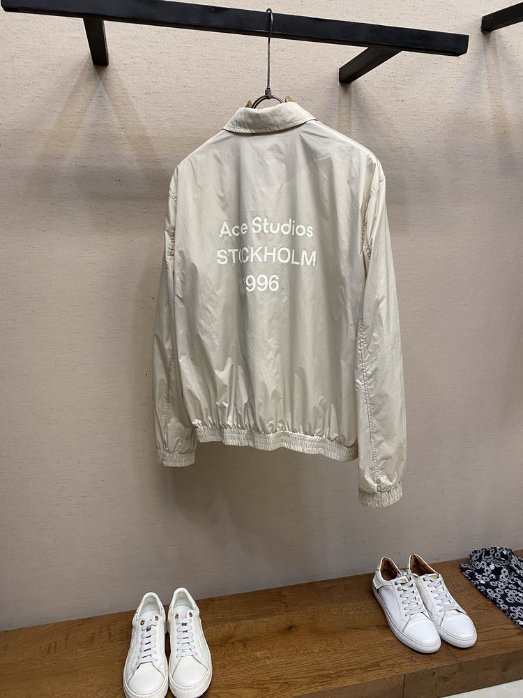 Acne Studios 로고 지퍼 나일론 자켓 001-283086