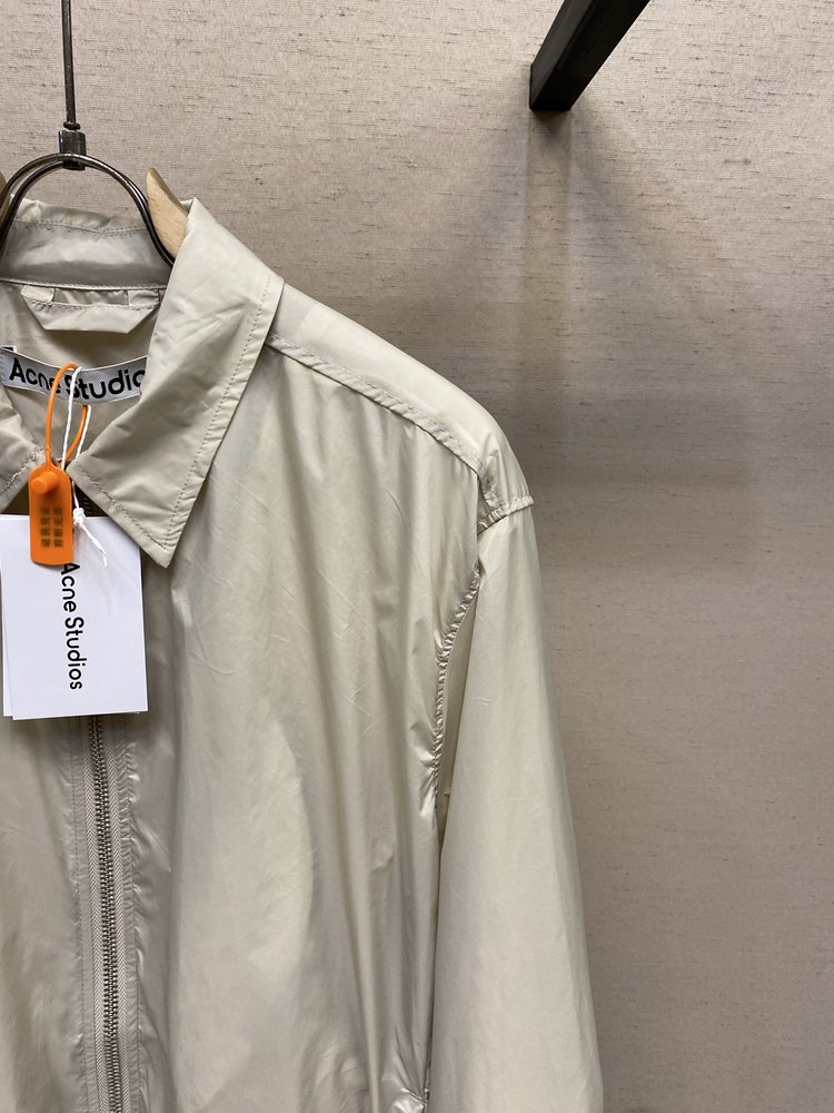 Acne Studios 로고 지퍼 나일론 자켓 001-283086
