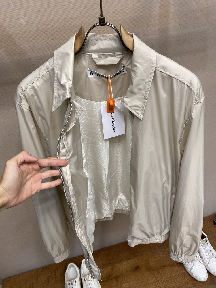 Acne Studios 로고 지퍼 나일론 자켓 001-283086