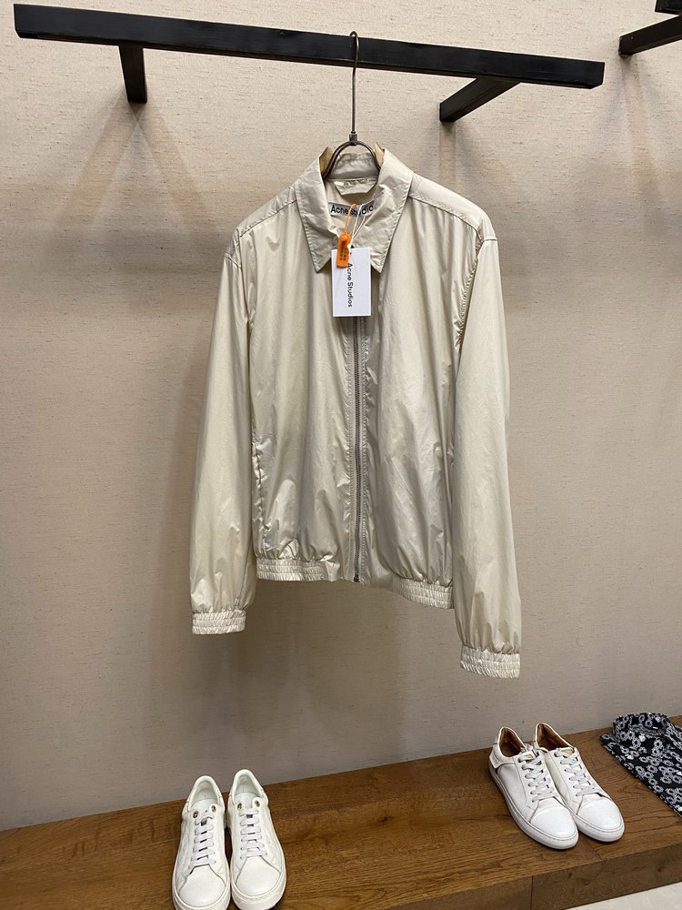 Acne Studios 로고 지퍼 나일론 자켓 001-283086