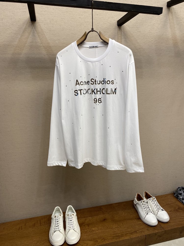 Acne Studios 루즈 핏 미러 레이저 크리스탈 001-283099