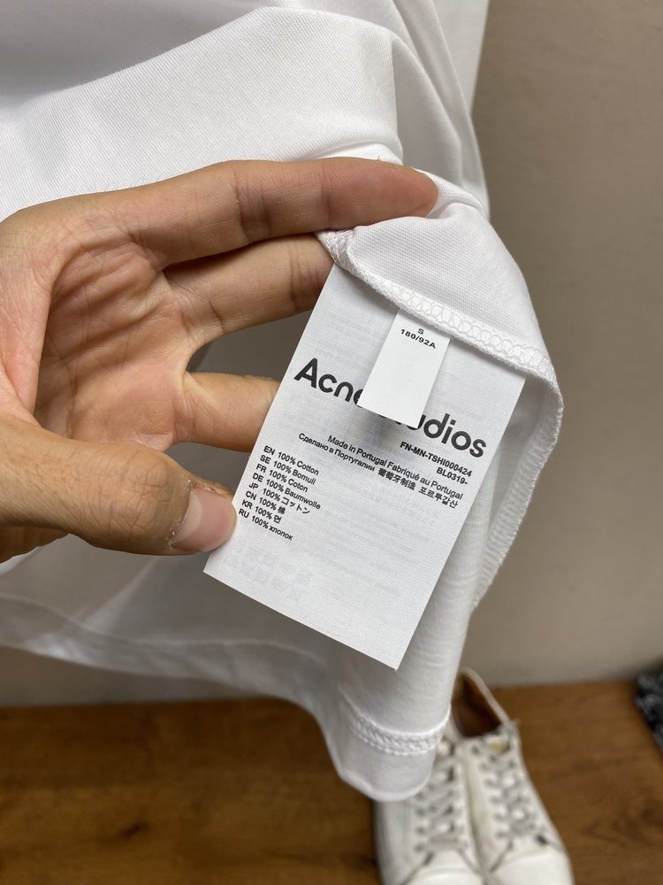 Acne Studios 루즈 핏 미러 레이저 크리스탈 001-283099