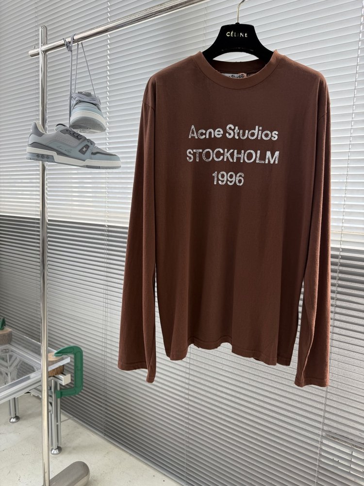 Acne Studios 스프레이 페인팅 빈티지 로고 롱 001-283100