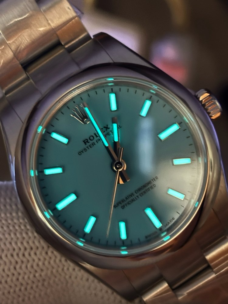 EWE 롤렉스 오이스터 퍼페츄얼 31mm 여성 시계 001-283123