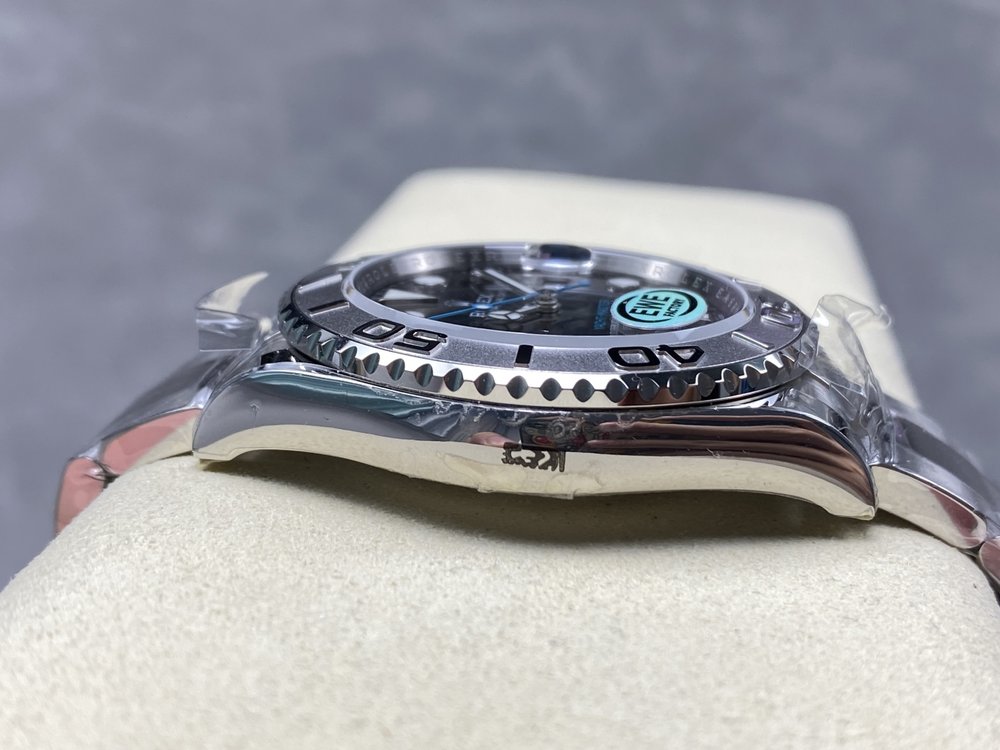 롤렉스 그레이 요트마스터 40mm 시계 001-283134