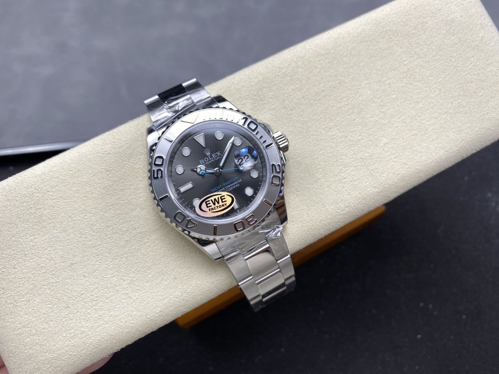 롤렉스 그레이 요트마스터 40mm 시계 001-283134