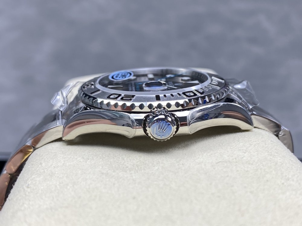 롤렉스 그레이 요트마스터 40mm 시계 001-283134