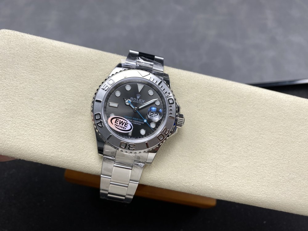 롤렉스 그레이 요트마스터 40mm 시계 001-283134