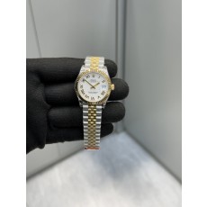 롤렉스 데이트저스트 31mm 화이트 골드 로마 다이얼 001-283137
