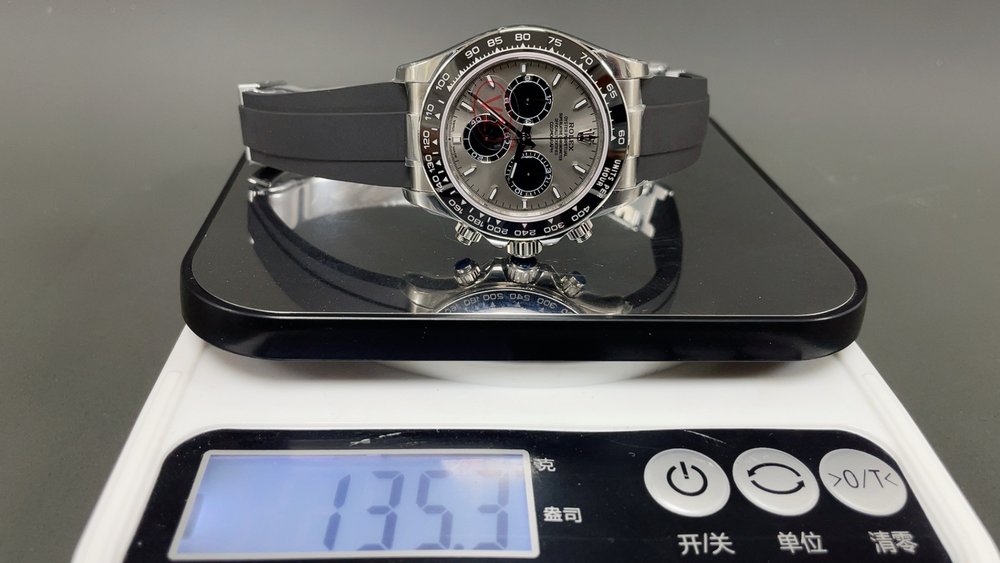 롤렉스 데이토나 시멘트 그레이 40mm 최고 품질 001-283138